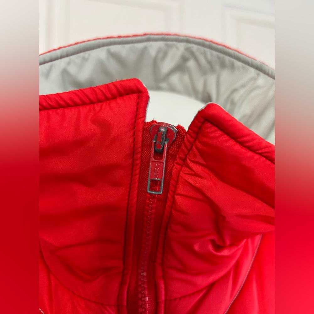 Alpine Designs Red Down Cropped Puffer Jacket - Picture 10 of 13